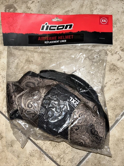 Icon Airframe Chantilly Helmet Replacement Liner 0134-1602 Xxl Jm4