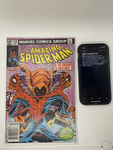 Marvels Amazing Spider-Man #238 1st App Of Hobgoblin Newsstand With TATTOOZ