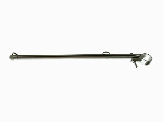 Marine Boat Kayak Durable Stainless Steel Rail Mount Flag Staff Pole 15-3/16"
