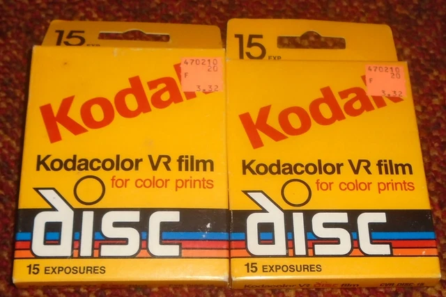 DISCO DE PELÍCULA DE REALIDAD VIRTUAL Kodak 1990 (2)