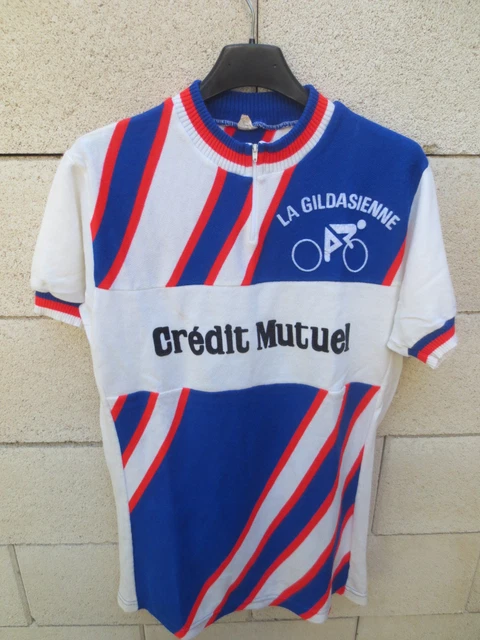 Maillot Cycliste Vintage Peugeot Années 70 - Logo Ancien - Taille S - Cycling Jersey