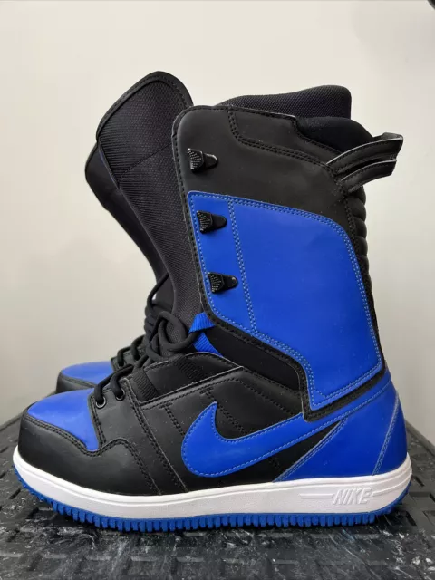 NIKE SB VAPEN SNOWBOARD BOOTS Royal Blue Black White Mens Size US SIZE 9 *RARE*