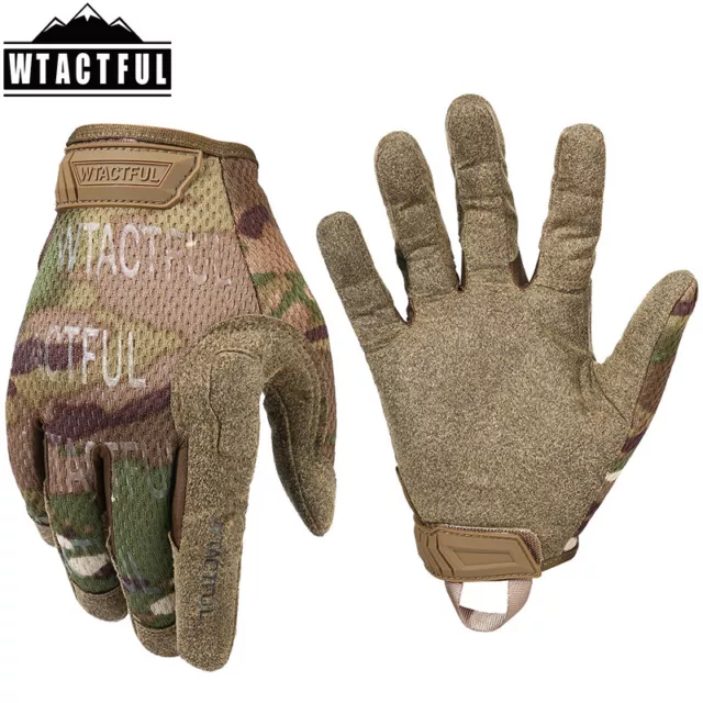 Tactical Full Finger Gloves Airsoft Paintball Army Combat Hunting Shooting Mens