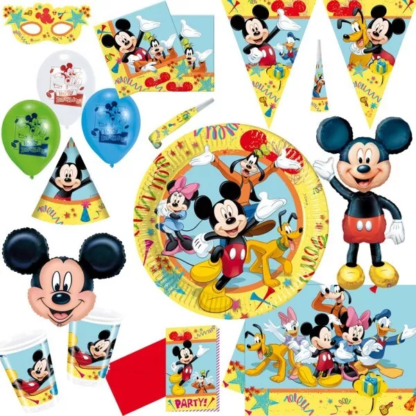 Disney Micky Maus Fiesta Cumpleaños Niños Mickey Mouse Donald Duck Set
