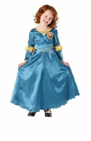 NEW Merida Brave- Disney Princess Scottish Fancy Dress Costume for Girls