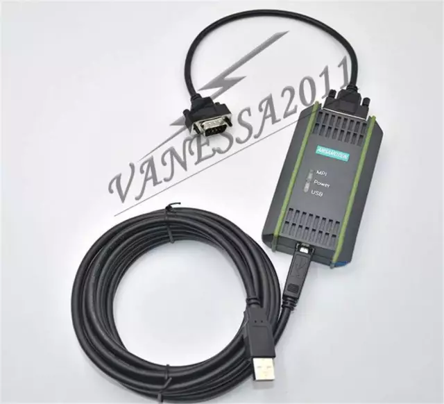PLC Cable for Siemens S7 200/300/400 Adapter 6ES7 972-0CB20-0XA0 USB-MPI