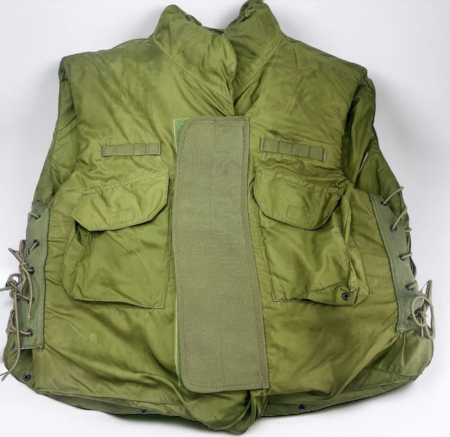 VIETNAM ERA BODY Armor US Army M69 Fragmentation Flak Vest w Collar