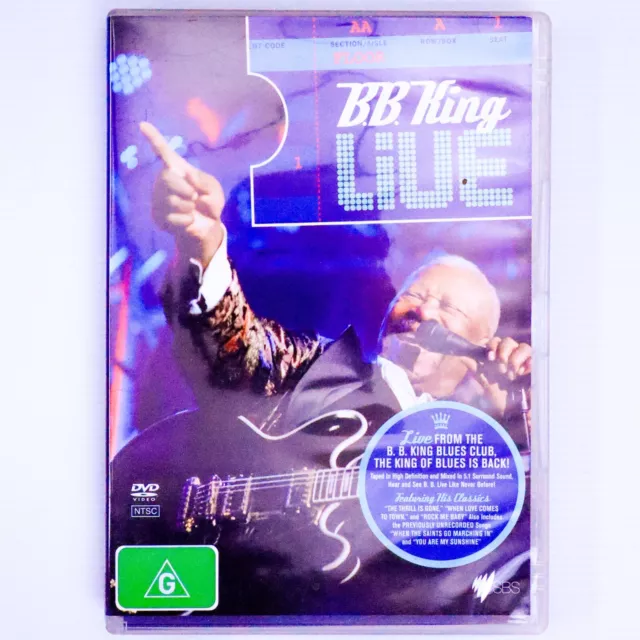 B.B. King Live (DVD, 2008) Blues Music Musical & Broadway Documentary Film - R4