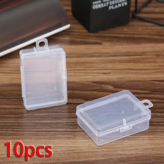 Organisateur compact vis et perles 10 pièces mini boîte de rangement en plasti