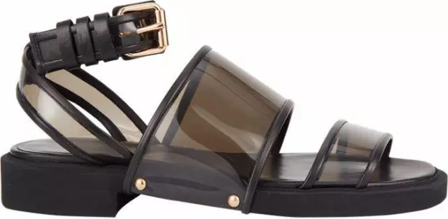 NEW GIVENCHY Transparent Double Band Ankle Strap Sandals (Size 35)-MSRP $795.00! 2