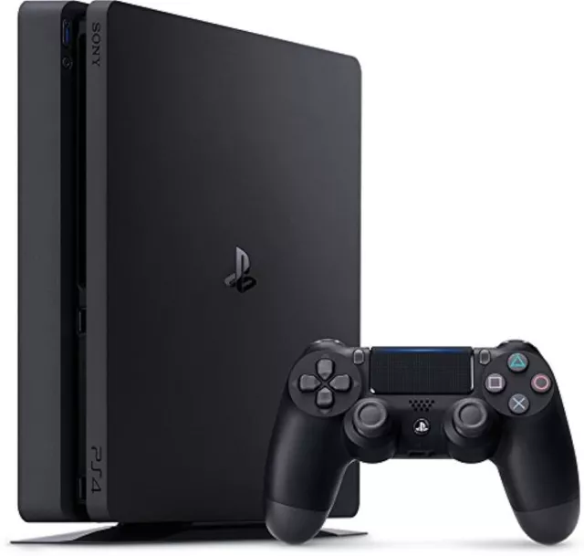 Sony PlayStation 4 SLIM 500 Go noir LECTEUR BLU-RAY KO + 1 manette officielle