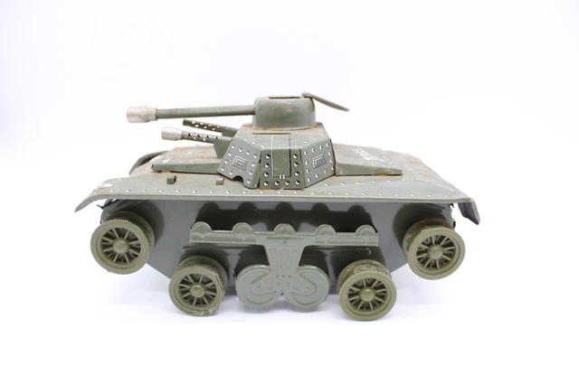 Jouet Ancien Joustra Ref 406 Ex Usine Collection Leonard Char Tank a