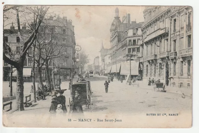 NANCY - Meurthe & Moselle - CPA 54 - la rue St Jean - place St Jean