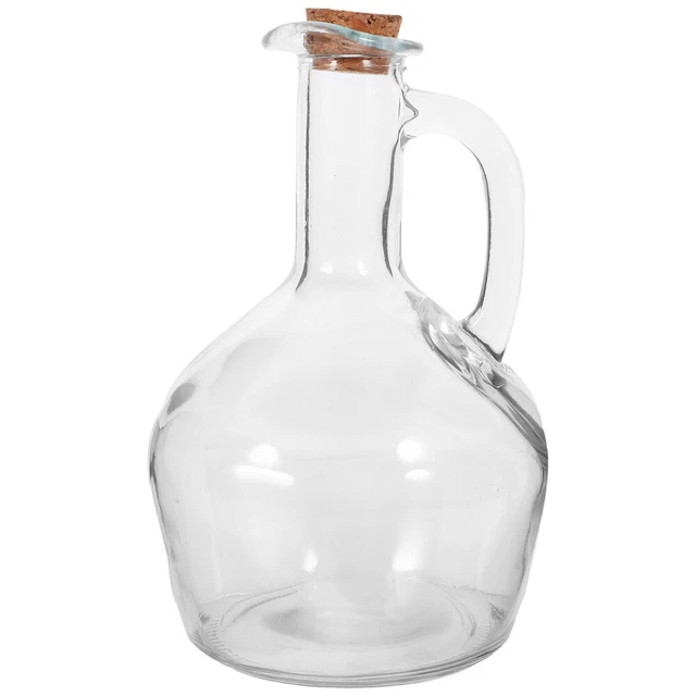 Lot De 2 Récipients En Verre Pour Sauce Soja - Distributeurs Huile Et Condiments Orange Noir