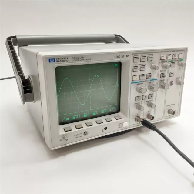 HP Hewlett Packard Agilent 54600B 2-Channel 100MHz 5 s/div Digital Oscilloscope