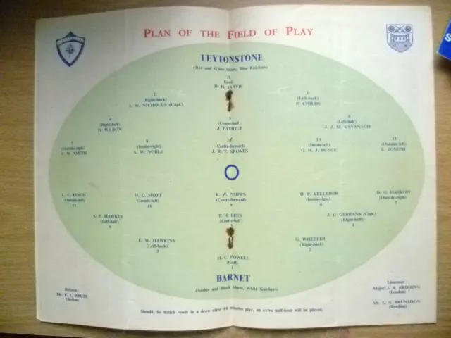 1948 Amateur Cup FINAL- LEYTONSTONE v BARNET at Stamford Bridge 2