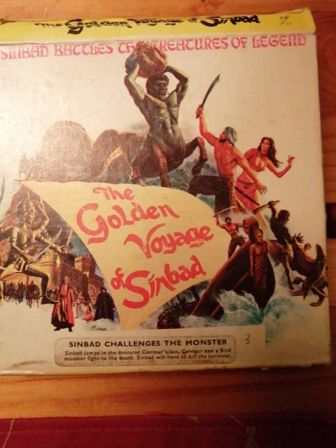 Rare, Sinbad Challenges The Monster,Super 8Mm Film Cine, Complete Titele And End
