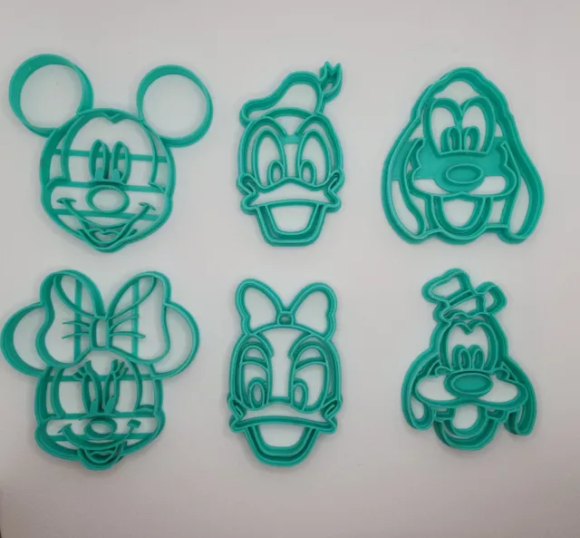 Disney Micky Maus Ausstecher Förmchen Donald Goofy Daisy Minnie Pluto