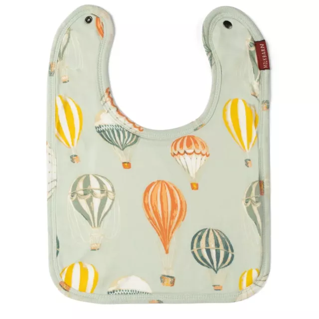 Milkbarn Vintage Balloons Organic Cotton Three-Layer Traditional Bib