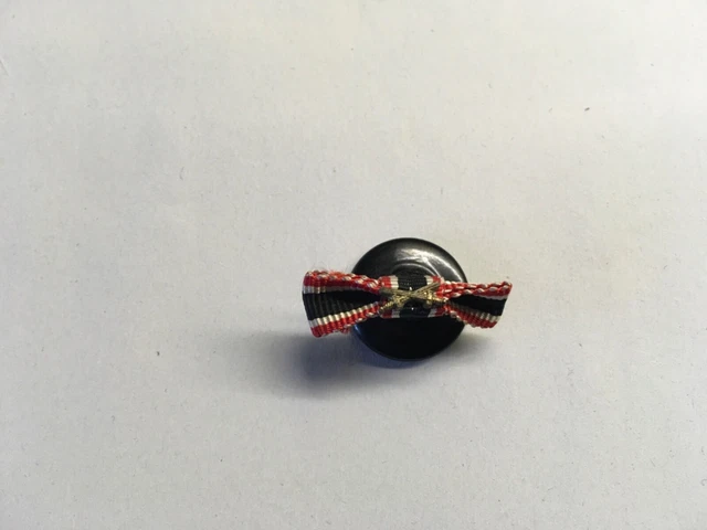 ORIGINAL WW2 GERMAN Medal Ribbon Single Button Hole War Merit Cross ...
