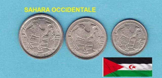 HRS84    3   X  PIECES   NEUVES   DIFFERENTES   SAHARA OCCIDENTALE   disponible