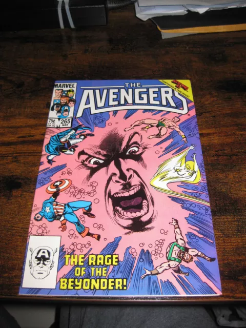 THE AVENGERS #265 vol.1  SECRET WARS CROSSOVER Marvel Comics 1986 KEY NM