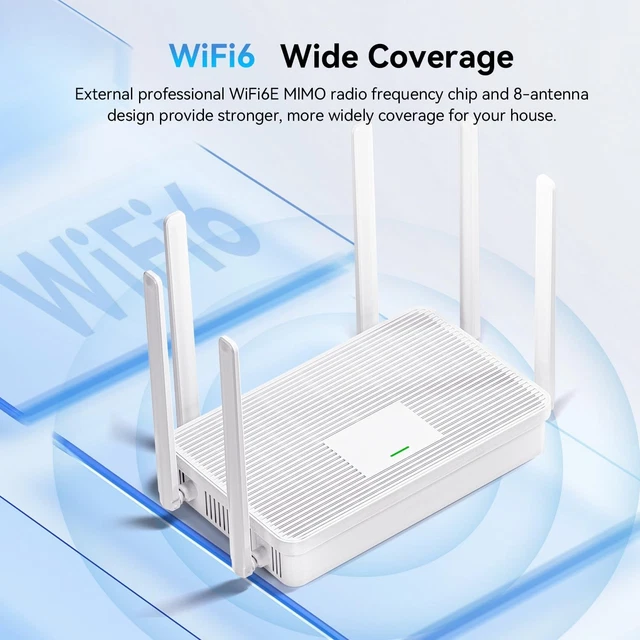 2026 NEW AX3000 WiFi 6 Router, Dual Band Full Gigabit Wireless Router ...