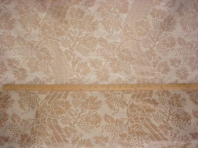 7-1/2Y Lee Jofa 2006166 Arden Silk Sand Floral Damask Upholstery Fabric