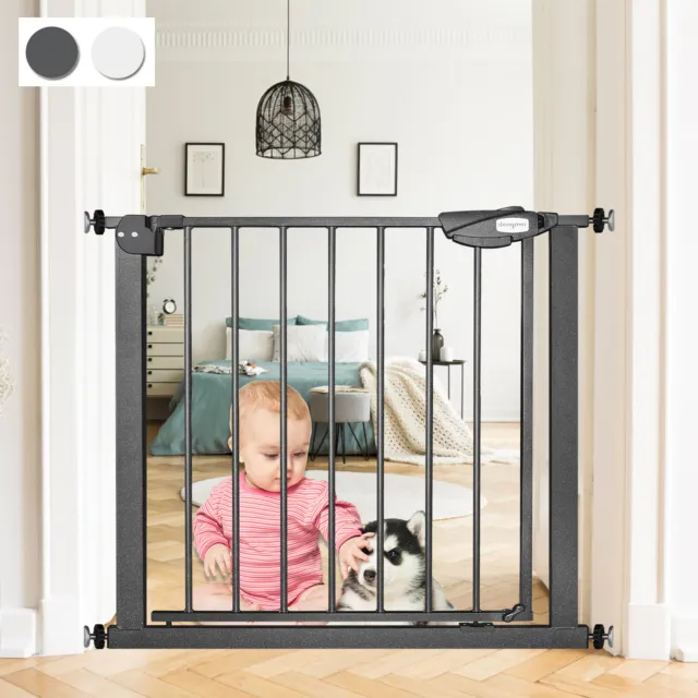 Türschutzgitter Türgitter Treppenschutzgitter ohne Bohren für Haustiere Kinder