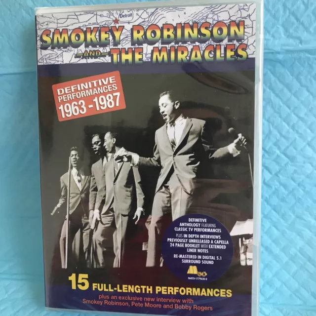 Smokey Robinson and the Miracles - Definitive Performances 1963-1987 - DVD - New