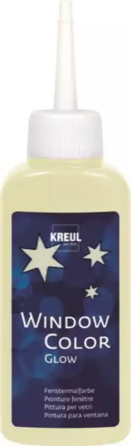 KREUL Window Color Nachtleuchtfarbe Gelb 80 ml