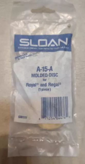 Lote De 2 Piezas De Disco Moldeado Sloan A15A Para Real Y Real
