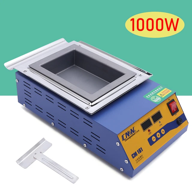1KW Titanium Alloy digital Solder Pot Soldering Lead-Free Desoldering Bath 110V