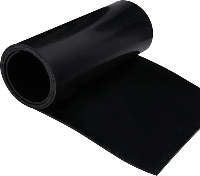 1/8” THK Neoprene Rubber Sheet Rolls Strips 12" Wx 60"L Solid Flooring Pads Mat