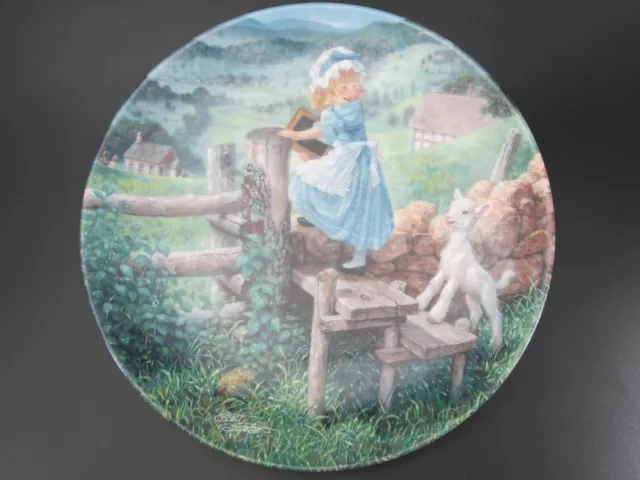 Mary Had a Little Lamb Classic Mother Goose by Scott Gustafson COLLECTOR PLATE