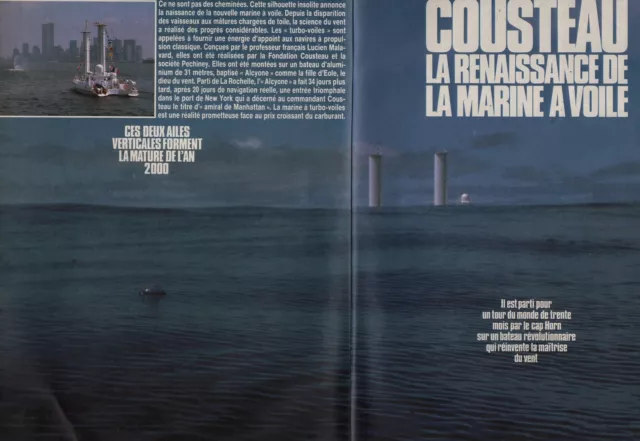 Coupure de presse Clipping 1985 Jacques Yves Cousteau  (9 pages)