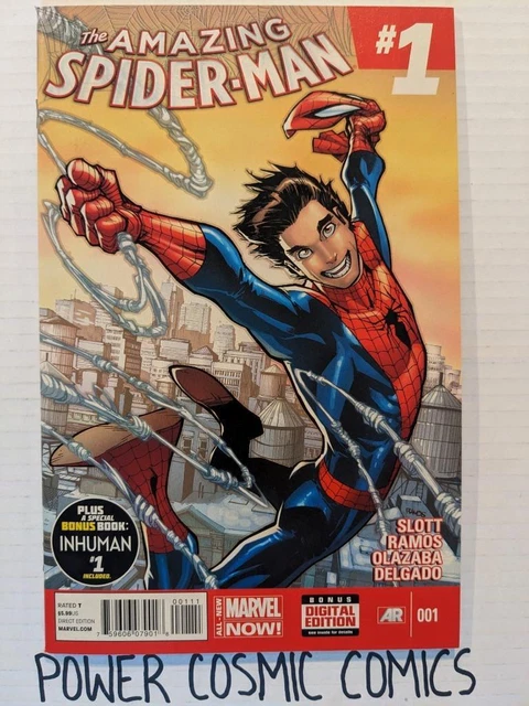 Amazing Spider-Man #1 (Marvel Jun 2014) VF/NM  1st Cameo App Cindy Moon