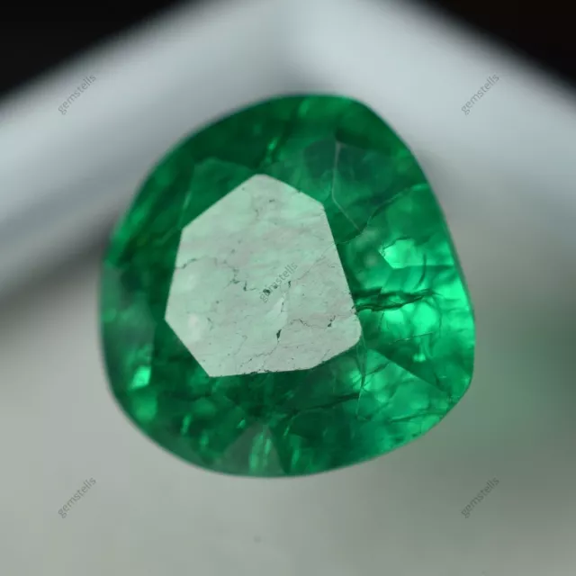 16.00 Ct NATURAL Muzo Emerald Square Shape Green CERTIFIED Loose Gemstone Pair