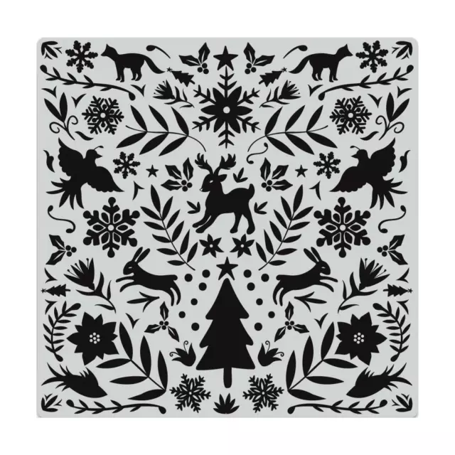 Hero Arts Cling Stamps 6"X6" - Nordic Holiday Bold Prints