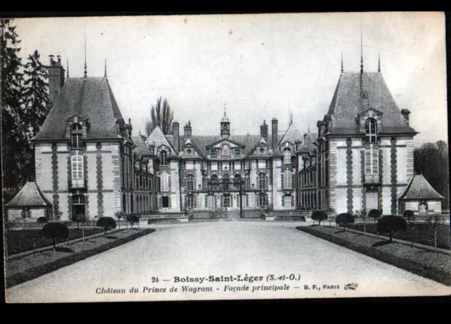 BOISSY-SAINT-LEGER (94) CHATEAU du PRINCE de WAGRAM , cliché début 1900