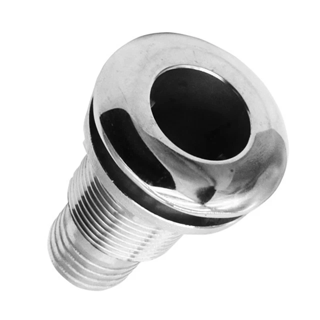 Raccord Coque Traversante VGEBY Acier Inox 316 - Pour Bateaux, Yachts, Marine (1/2/3/4/3/8 Pouce)