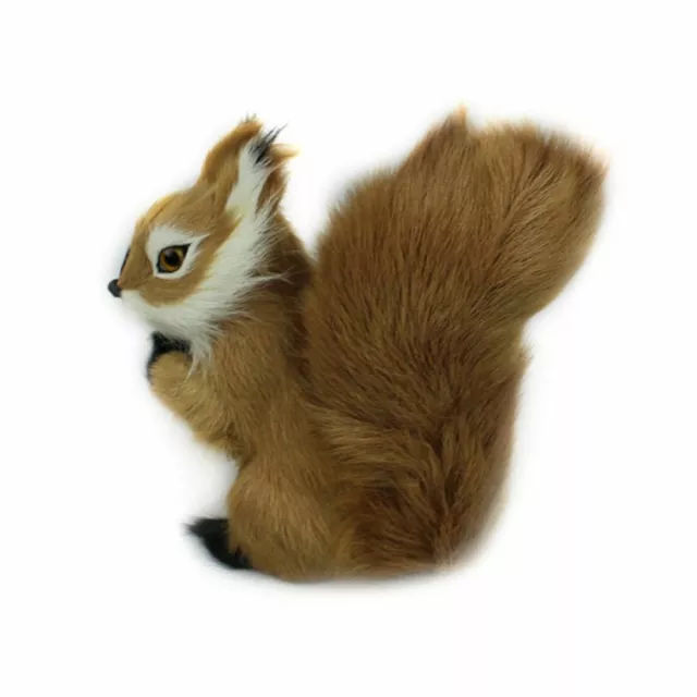 Squirrel Plush Toys 8*7cm Mini Animal Simulation Cute Stuffed Kids Plush Toy New