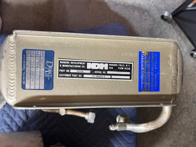 King Air B200 Forward Air Conditioning Evaporator Serviceable