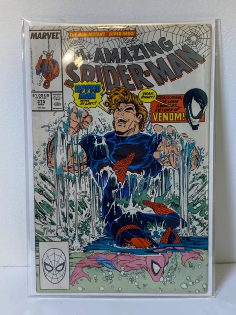 Amazing Spider-Man #315 May Direct 1989 2Nd Venom  Hydro Man Issue Comic G/Vg