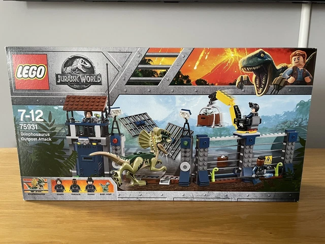 LEGO 75931 JURASSIC World Dilophosaurus Outpost Attack 100% Complete £ ...