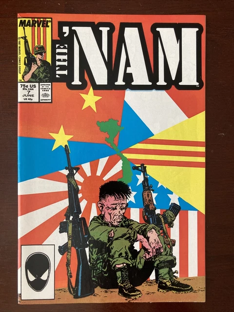 The 'Nam #7 And #14 Two Comic Lot Marvel Comics 1987 Michael Golden Vietnam VF N 3