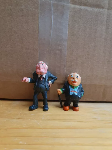 Zwei Super Selten Figuren Muppet Show Opa Statler & Waldorf - Sammelfiguren RAR