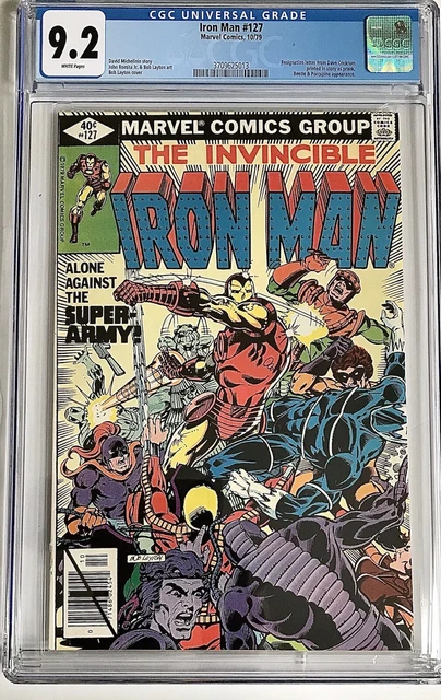 Iron Man #127 CGC 9.2 WP
