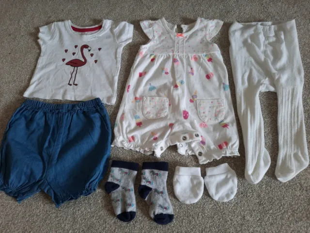 Baby Girls clothes bundle Age 0-3 Months- Vgc