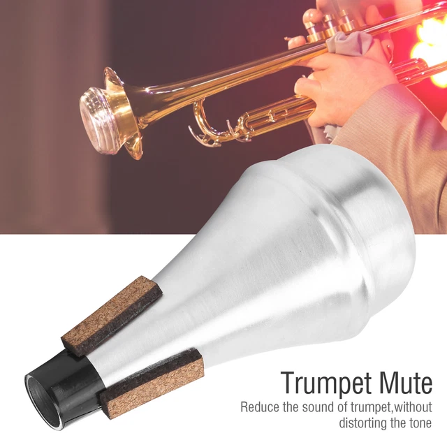 Aluminum Alloy Durable Trumpet Straight Mute Trumpet Mute Easy To Carry Never